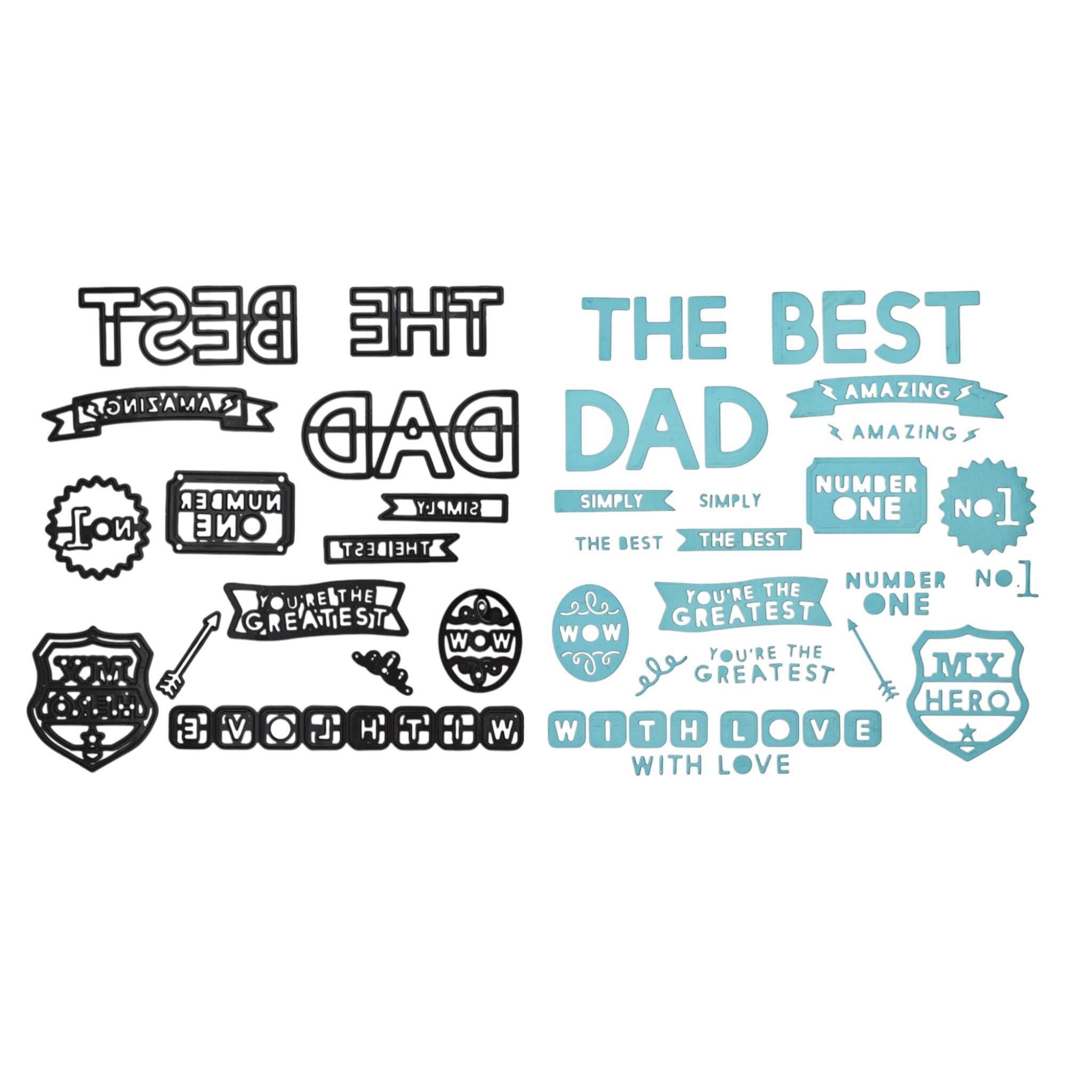 Best Dad - Steel Cutting Die Set